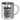 Mama kann vieles ersetzen, aber niemand kann Mama ersetzen – Edelstahlbecher 400 ml – Silber – Ohne Deckel und Karabiner – Ansicht 1 #farbe_silber