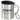 Achtung, heiß! Spaß – hier ist Wein drin – Edelstahlbecher 400 ml – Silber – Mit Deckel und Karabiner – Ansicht 1 #farbe_silber