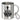 So sieht die beste Teamleiterin der Welt aus! – Edelstahlbecher 400 ml – Silber – Mit Karabiner – Ansicht 1 #farbe_silber
