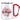 Lieblings-Kollegin – Karabinerbecher 330 ml – Weiß/Rot – Ohne Deckel – Ansicht 1 #farbe_weiss-rot