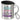 Der Zufall machte uns zu Kolleginnen, Spaß und Lachen zu Freundinnen – Edelstahlbecher 400 ml – Silber – Mit Deckel und Karabiner – Ansicht 1 #farbe_silber