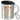 Biele – vierfacher Kultspruch – Edelstahlbecher 400 ml – Silber – Mit Deckel und Karabiner – Ansicht 1 #farbe_silber