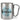 Lieblings-Partner – Karabinerbecher 330 ml – Silber/Silber – Ohne Deckel – Ansicht 1 #farbe_silber-silber
