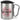 Lieblings-Schwägerin – Karabinerbecher 330 ml – Silber/Silber – Mit Deckel – Ansicht 1 #farbe_silber-silber