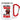 Anti-Stress Tasse für Boxer – Karabinerbecher 330 ml – Weiß/Rot – Ohne Deckel – Ansicht 1 #farbe_weiss-rot