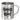 Konfetti im Kopf – Edelstahlbecher 400 ml – Silber – Ohne Deckel und Karabiner – Ansicht 1 #farbe_silber