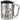 Färt – Karabinerbecher 330 ml – Silber/Silber – Mit Deckel – Ansicht 1 #farbe_silber-silber