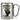 Anti-Stress Tasse für den Bräutigam – Karabinerbecher 330 ml – Silber/Silber – Ohne Deckel – Ansicht 1 #farbe_silber-silber