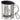 Reingeschaut – Edelstahlbecher 400 ml – Silber – Mit Deckel und Karabiner – Ansicht 1 #farbe_silber
