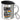 Love is love – Edelstahlbecher 400 ml – Silber – Mit Deckel und Karabiner – Ansicht 1 #farbe_silber