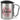 Lieblings-Ehefrau – Karabinerbecher 330 ml – Silber/Silber – Mit Deckel – Ansicht 1 #farbe_silber-silber