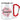 Lieblings-Trainerin – Karabinerbecher 330 ml – Weiß/Rot – Ohne Deckel – Ansicht 1 #farbe_weiss-rot