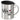 Zu Vino sag ich nie no – Edelstahlbecher 400 ml – Silber – Mit Deckel – Ansicht 1 #farbe_silber