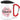 Lieblings-Hebamme – Karabinerbecher 330 ml – Weiß/Rot – Mit Deckel – Ansicht 1 #farbe_weiss-rot