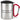 Kann Spuren von Wein enthalten – Karabinerbecher 330 ml – Silber/Rot – Mit Deckel – Ansicht 1 #farbe_silber-rot