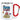 Ein Gamer altert nicht, er levelt! Happy Birthday – Karabinerbecher 330 ml – Weiß/Rot – Ohne Deckel – Ansicht 1 #farbe_weiss-rot