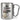 No drama lama – Karabinerbecher 330 ml – Silber/Silber – Ohne Deckel – Ansicht 1 #farbe_silber-silber