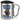 Anti-Stress Tasse für Schwimmer – Karabinerbecher 330 ml – Silber/Silber – Mit Deckel – Ansicht 1 #farbe_silber-silber