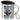 Anti-Stress Tasse für Montage – Edelstahlbecher 400 ml – Silber – Mit Deckel und Karabiner – Ansicht 1 #farbe_silber