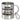 Ich bin Altenpflegerin, was ist deine Superkraft? – Edelstahlbecher 400 ml – Silber – Mit Karabiner – Ansicht 1 #farbe_silber