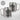 Coole Kollegen sind schwer zu finden, hart zu verlassen und unvergesslich – Karabinerbecher 330 ml – Silber/Silber – Ohne Deckel – Ansicht 3 #farbe_silber-silber