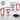 Cheers to 35! – Karabinerbecher 330 ml – Weiß/Rot – Mit Deckel – Ansicht 3 #farbe_weiss-rot