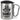 Ich wollte nur mal Danke sagen – Karabinerbecher 330 ml – Silber/Silber – Mit Deckel – Ansicht 1 #farbe_silber-silber