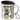 Anti-Stress Tasse für Tennisspieler – Edelstahlbecher 400 ml – Silber – Mit Deckel und Karabiner – Ansicht 1 #farbe_silber