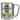 You complete me avocado – Karabinerbecher 330 ml – Silber/Silber – Ohne Deckel – Ansicht 1 #farbe_silber-silber