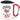 Cheers to 85! – Karabinerbecher 330 ml – Weiß/Rot – Mit Deckel – Ansicht 1 #farbe_weiss-rot