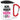 Ich verspreche, immer an deiner Seite zu sein – oder unter dir – Karabinerbecher 330 ml – Weiß/Rot – Mit Deckel – Ansicht 1 #farbe_weiss-rot