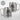 Lieber 1000 Sterne am Himmel als 5 Sterne im Hotel – Karabinerbecher 330 ml – Silber/Silber – Ohne Deckel – Ansicht 3 #farbe_silber-silber