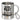 Ich bin Pilot, was ist deine Superkraft? – Edelstahlbecher 400 ml – Silber – Mit Karabiner – Ansicht 1 #farbe_silber