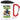Anti-Stress Tasse für den Umzug – Karabinerbecher 330 ml – Weiß/Rot – Mit Deckel – Ansicht 1 #farbe_weiss-rot