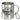 All I want for Christmas is my Hogwarts letter – Edelstahlbecher 400 ml – Silber – Mit Karabiner – Ansicht 1 #farbe_silber