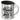 Home is where you park it – Edelstahlbecher 400 ml – Silber – Mit Deckel – Ansicht 1 #farbe_silber