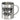 Erzieherin mit Herz – Edelstahlbecher 400 ml – Silber – Ohne Deckel und Karabiner – Ansicht 1 #farbe_silber
