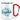 Lieblings-Erzieher – Karabinerbecher 330 ml – Weiß/Rot – Ohne Deckel – Ansicht 1 #farbe_weiss-rot