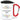 Bevor du fragst: Nein – Flowers – Karabinerbecher 330 ml – Weiß/Rot – Mit Deckel – Ansicht 1 #farbe_weiss-rot