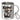 Karne-Wal – Edelstahlbecher 400 ml – Silber – Mit Karabiner – Ansicht 1 #farbe_silber