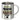 Traue keinem Richter, der heute noch keinen Kaffee hatte – Edelstahlbecher 400 ml – Silber – Ohne Deckel und Karabiner – Ansicht 1 #farbe_silber