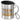 Blutgruppe Bier – Edelstahlbecher 400 ml – Silber – Mit Deckel und Karabiner – Ansicht 1 #farbe_silber