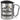 Gipfelbecher personalisiert mit Namen – Karabinerbecher 330 ml – Silber/Silber – Mit Deckel – Ansicht 1 #farbe_silber-silber
