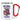 Anti-Stress Tasse für Omas – Karabinerbecher 330 ml – Weiß/Rot – Ohne Deckel – Ansicht 1 #farbe_weiss-rot