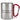 Kann Spuren von Wein enthalten – Karabinerbecher 330 ml – Silber/Rot – Ohne Deckel – Ansicht 1 #farbe_silber-rot