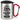 Lieber Papa, ich habe versucht, für dich das beste Geschenk zu finden – Karabinerbecher 330 ml – Silber/Rot – Mit Deckel – Ansicht 1 #farbe_silber-rot