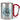 Lieblings-Chef – Karabinerbecher 330 ml – Silber/Rot – Ohne Deckel – Ansicht 1 #farbe_silber-rot