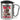 Anti-Stress Tasse für Konditoren – Karabinerbecher 330 ml – Silber/Silber – Mit Deckel – Ansicht 1 #farbe_silber-silber