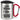 Ich habe zwei Titel: Mama und Oma – und ich rocke sie beide – Karabinerbecher 330 ml – Silber/Rot – Mit Deckel – Ansicht 1 #farbe_silber-rot
