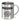 Ich arbeite voll. Ich auch – anders sind die Kollegen nicht zu ertragen – Edelstahlbecher 400 ml – Silber – Ohne Deckel und Karabiner – Ansicht 1 #farbe_silber